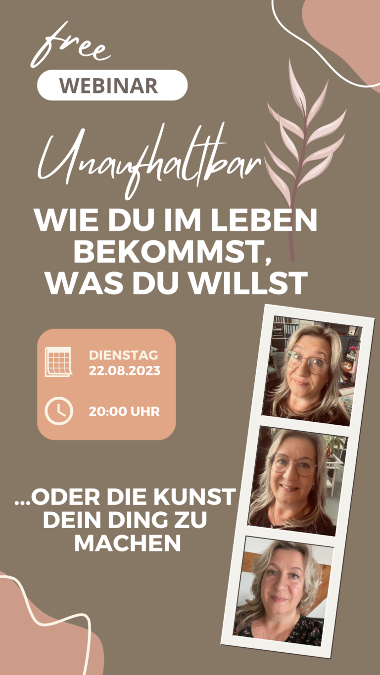 Webinar Unaufhaltbar