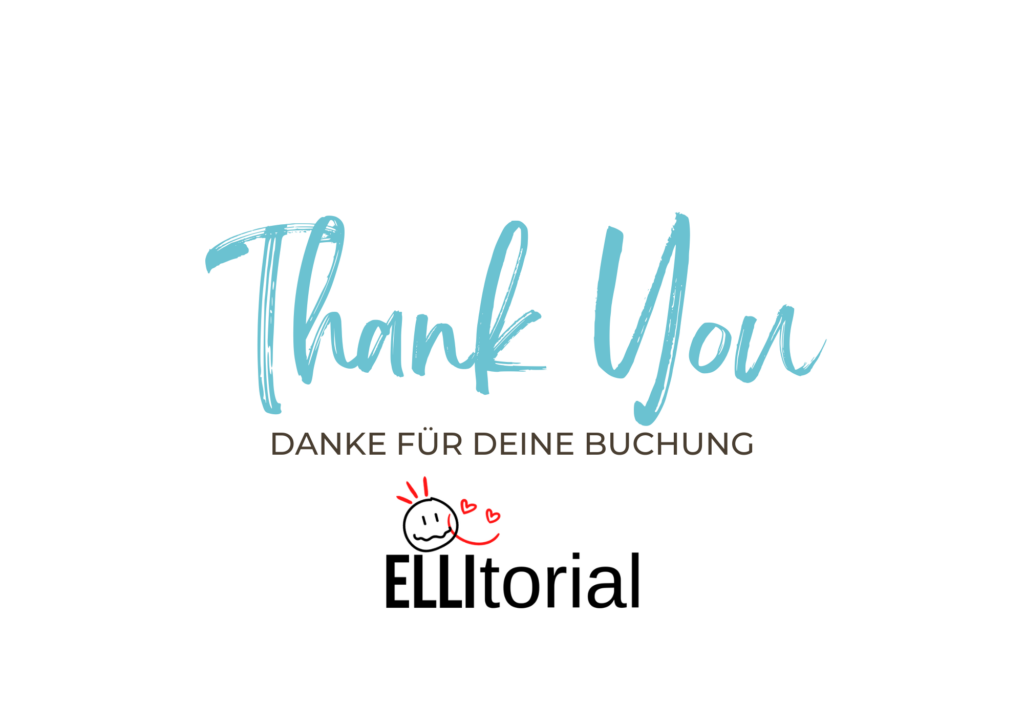 Danke für deine Buchung